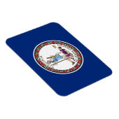 Virginia Staatsflagge Magnet (Rechte Seite)