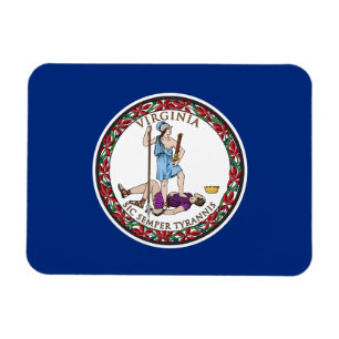 Virginia Staatsflagge Magnet