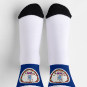 Virginia Staatsflagge Socken (Oben)