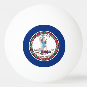 Virginia Staatsflagge Tischtennisball