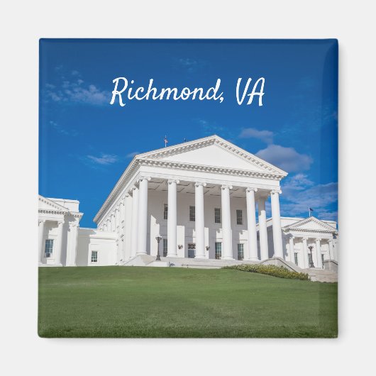 Virginia State Capitol Building Magnet (Vorne)