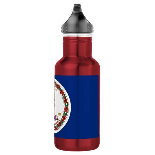 Virginia State Flag Liberty Flasche Trinkflasche (Rechts)
