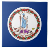 Virginia State Flag Tile Fliese (Vorderseite)