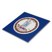 Virginia State Flag Tile Fliese (Seite)