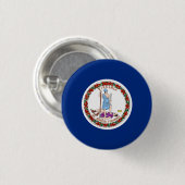Virginia State Flag USA Button (Vorne & Hinten)