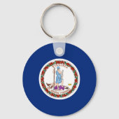 Virginia State Flag USA Schlüsselanhänger (Vorderseite)