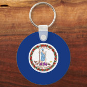 Virginia State Flag USA Schlüsselanhänger (Rückseite)