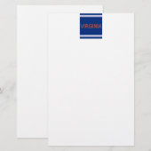 Virginia Stationery Briefpapier (Vorne/Hinten)