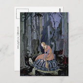 Virginia Sterrett Postkarte mit Vintager Rückseite (Vorne/Hinten)