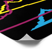 Virginia Stolz Unschärfe Poster (Ecke)