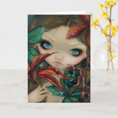 "Virginia-Strampler-" Gruß-Karte Karte (Gelbe Blume)