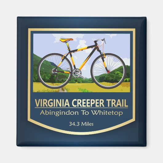 Virginia Strampler Trail (bike2) Magnet (Vorne)