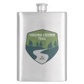 Virginia Strampler Trail Flachmann (Vorderseite)