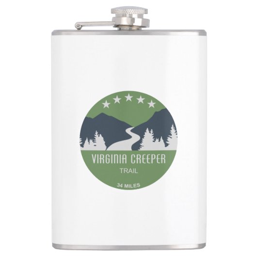 Virginia Strampler Trail Flachmann (Vorderseite)