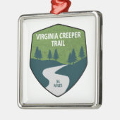 Virginia Strampler Trail Ornament Aus Metall (Links)