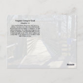 Virginia Strampler Trail Postkarte (Rückseite)