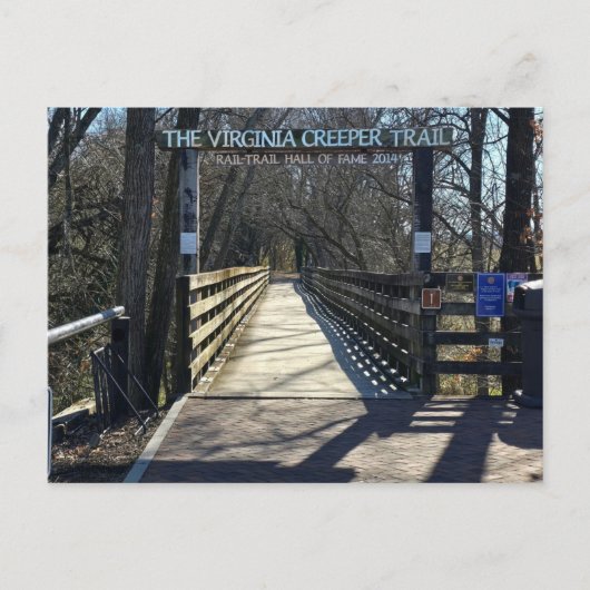 Virginia Strampler Trail Postkarte (Vorderseite)
