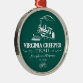 Virginia Strampler Trail (RT) Ornament Aus Metall (Rechts)