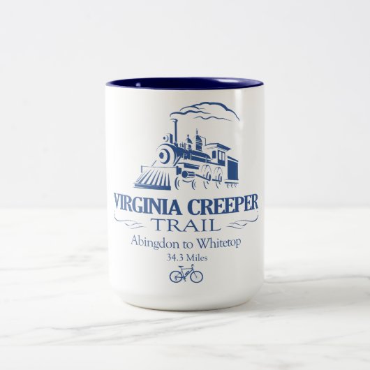 Virginia Strampler Trail (RT) Zweifarbige Tasse (Mittel)