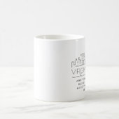 Virginia Strand Stilisierte Skyline | Benutzerdefi Kaffeetasse (Mittel)