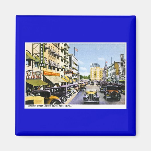 Virginia Street, Reno, Nevada Magnet (Vorne)