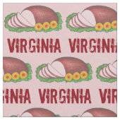 Virginia Style Cured Country Ham VA Feinschmecker Stoff (Nahaufnahme)