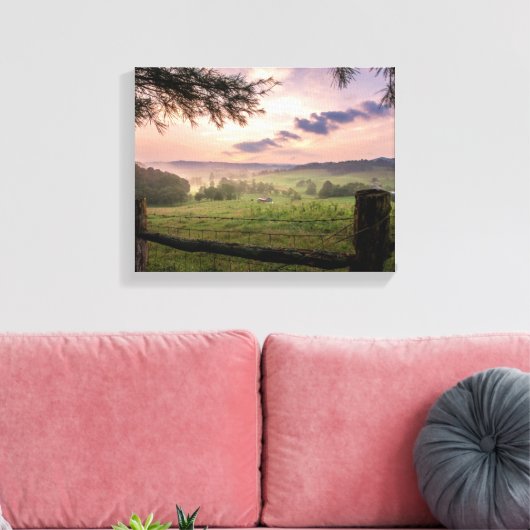 Virginia Sunset Leinwanddruck (Insitu (Wohnzimmer))