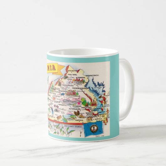 Virginia-Tasse Kaffeetasse (VorderseiteRechts)