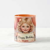 VIRGINIA ~ Tassen personalisiert ~ Geburtstag ~ (Zentrum)