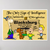 Virginia Tech Rivalry mit Virginia Poster (Vorne)