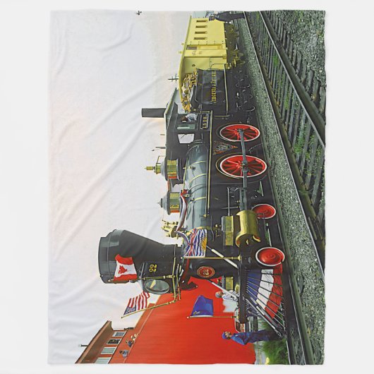 Virginia & Truckee 22 Dampfzug Motor Fleecedecke (Vorderseite)