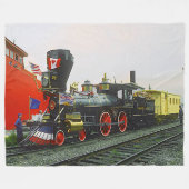 Virginia & Truckee 22 Dampfzug Motor Fleecedecke (Vorderseite (Horizontal))