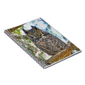 Virginia-Uhu-Anstarren Notizblock (Rechte Seite)