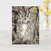 Virginia-Uhu B51 Karte (Gelbe Blume)