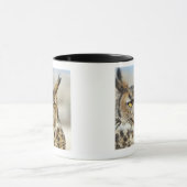Virginia-Uhu (Bubo virginianus) Tasse (Zentrum)
