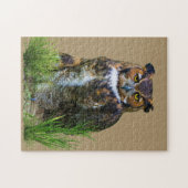 Virginia-Uhu kundengerecht Puzzle (Horizontal)