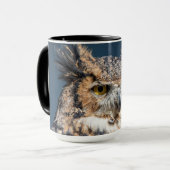 Virginia-Uhu-Porträt Tasse (Vorderseite Links)