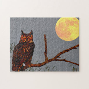 Virginia-Uhu Vollmond Puzzle
