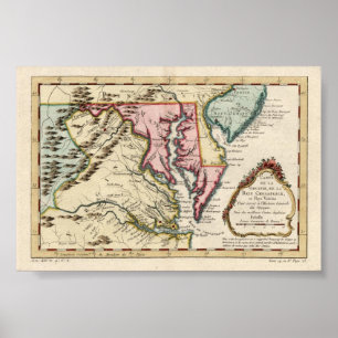 Virginia und Chesapeake Bay Poster