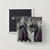 Virginia und Vanessa Stephen, in St. Ives, 1894 Button (Vorne & Hinten)