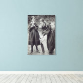 Virginia und Vanessa Stephen, in St. Ives, 1894 Leinwanddruck (Insitu (Holzboden))