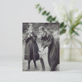 Virginia und Vanessa Stephen, in St. Ives, 1894 Postkarte (Stehend Vorderseite)