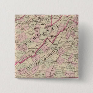 Virginia und West Virginia Button