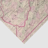 Virginia und West Virginia Seidenpapier (Ausschnitt)