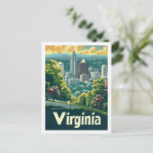 Virginia USA Famous Travel Place Postkarte (Stehend Vorderseite)