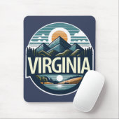 Virginia, USA Mousepad (Mit Mouse)