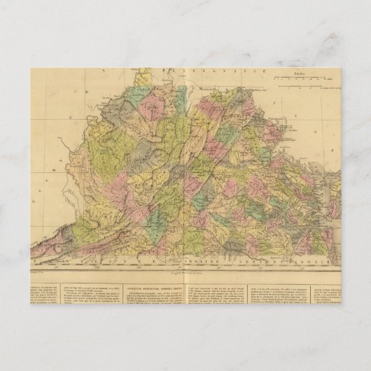 Virginia USA Postkarte (Vorderseite)