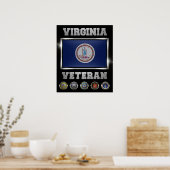 Virginia Veteran Poster (Küche)