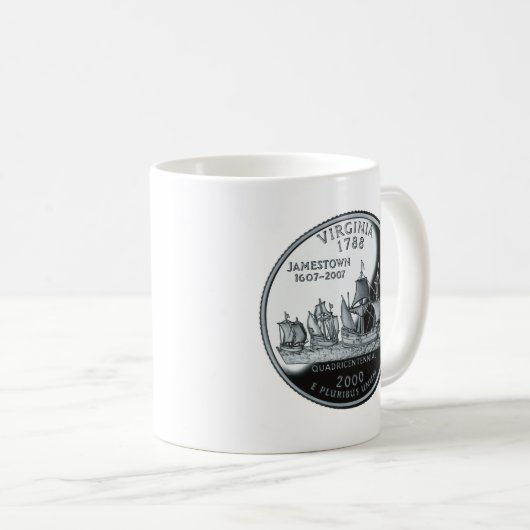 Virginia-Viertel Kaffeetasse (VorderseiteRechts)