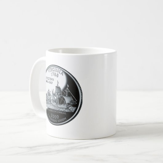 Virginia-Viertel Kaffeetasse (Vorderseite Links)